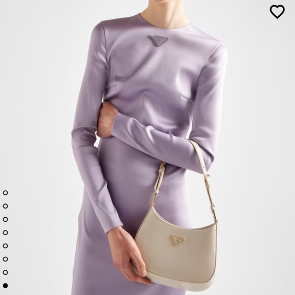 Prada Patent Leather Cleo bag in Ivory - Picture 3 of 9